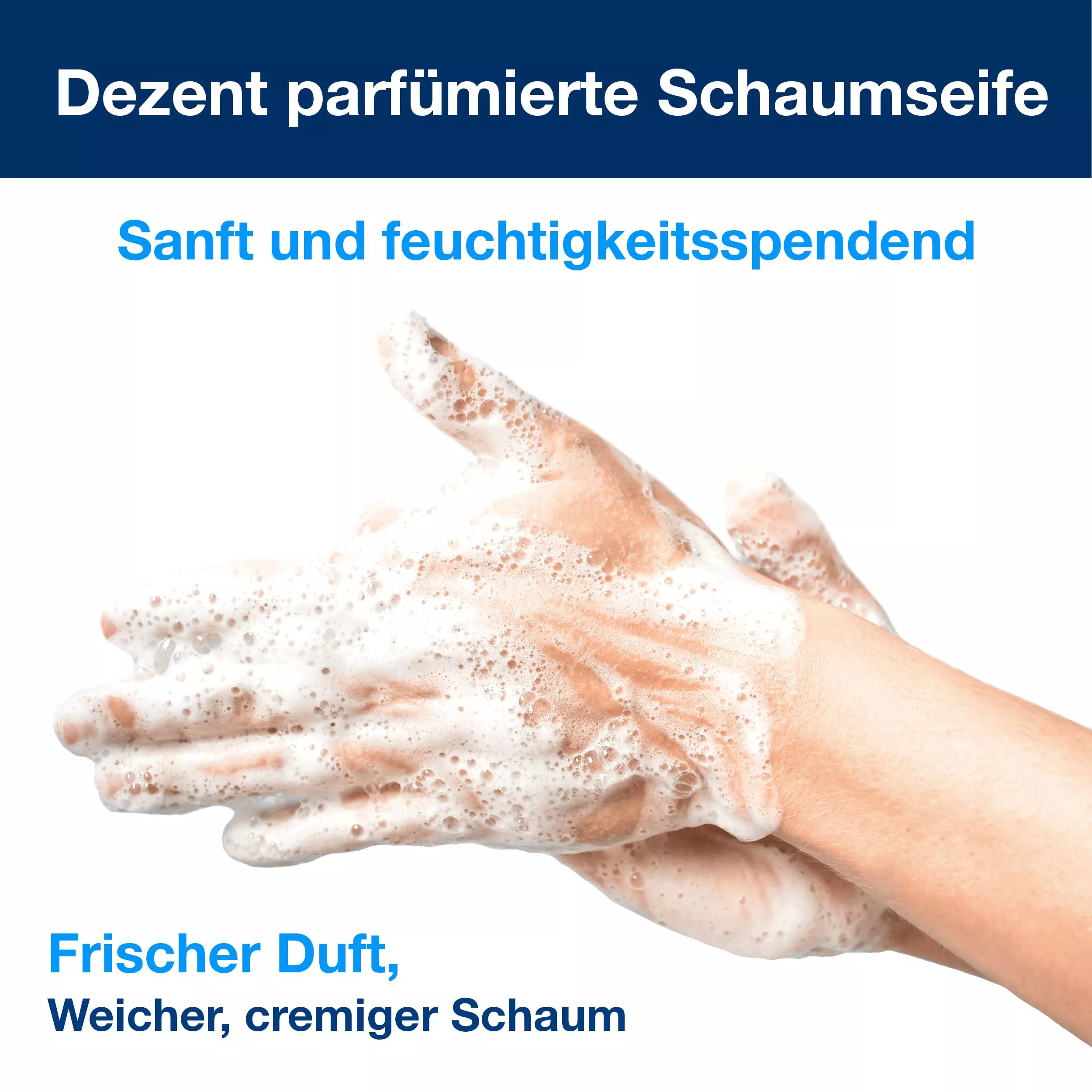 Tork Mild Duftende Hand Schaumseife S4, reduziert Verbrauch, 6 × 1.000 ml, 520501