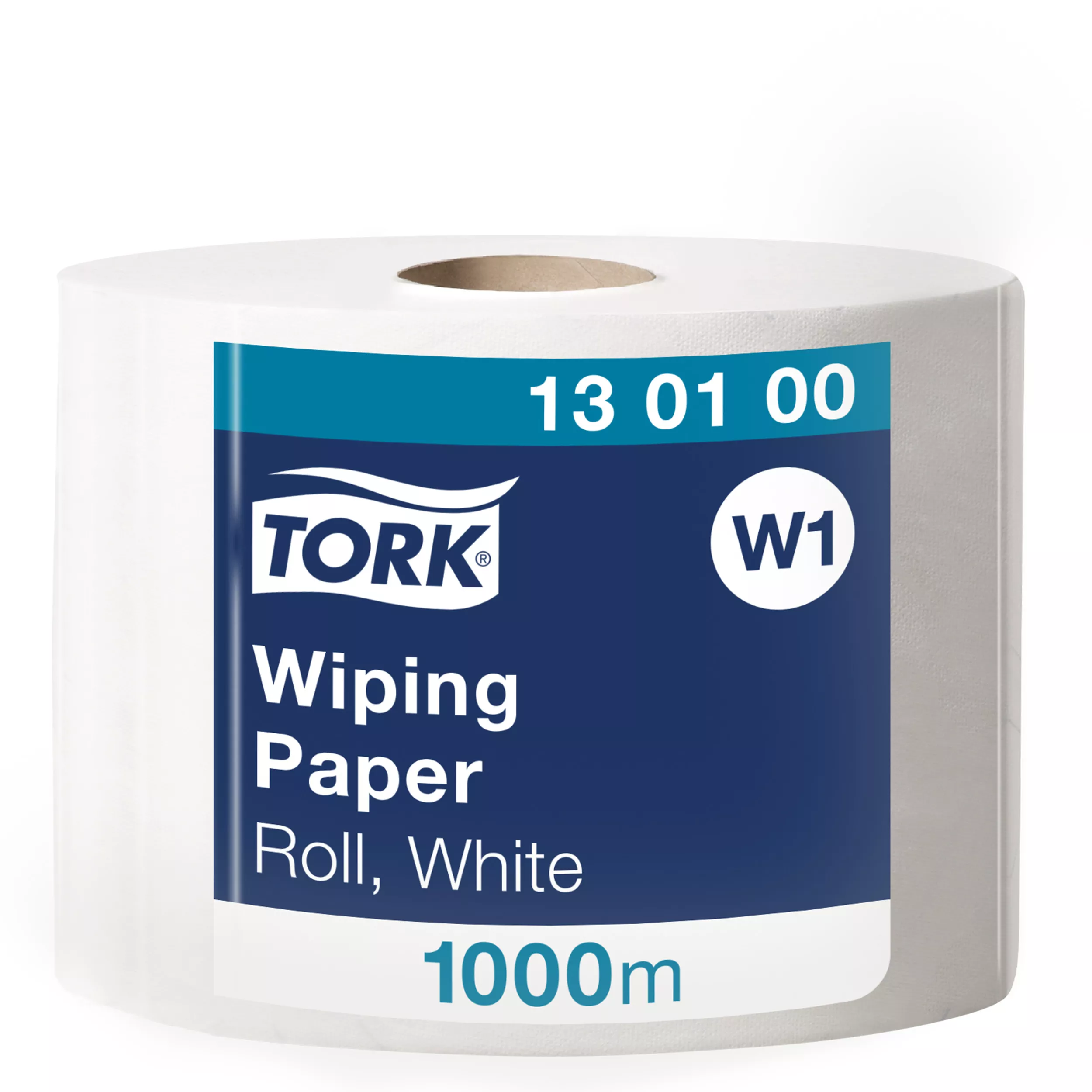 Tork Mehrzweck Papierwischtücher Weiß W1, Hohe Kapazität, 1 × 1.000 m Rolle, 130100
