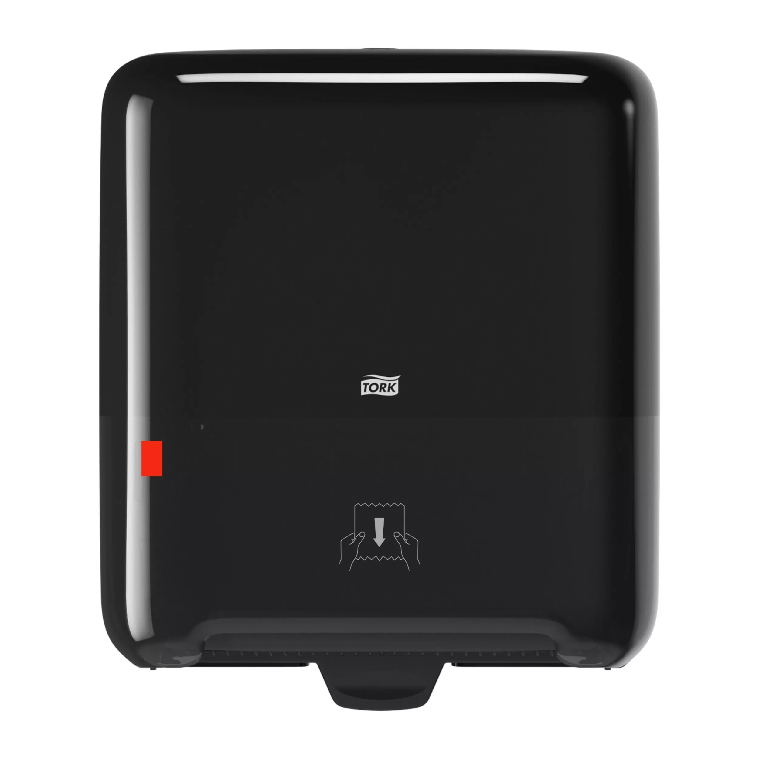 Tork Matic® Spender für Rollenhandtücher Schwarz H1, Einzeltuchentnahme, Elevation Design, 551008