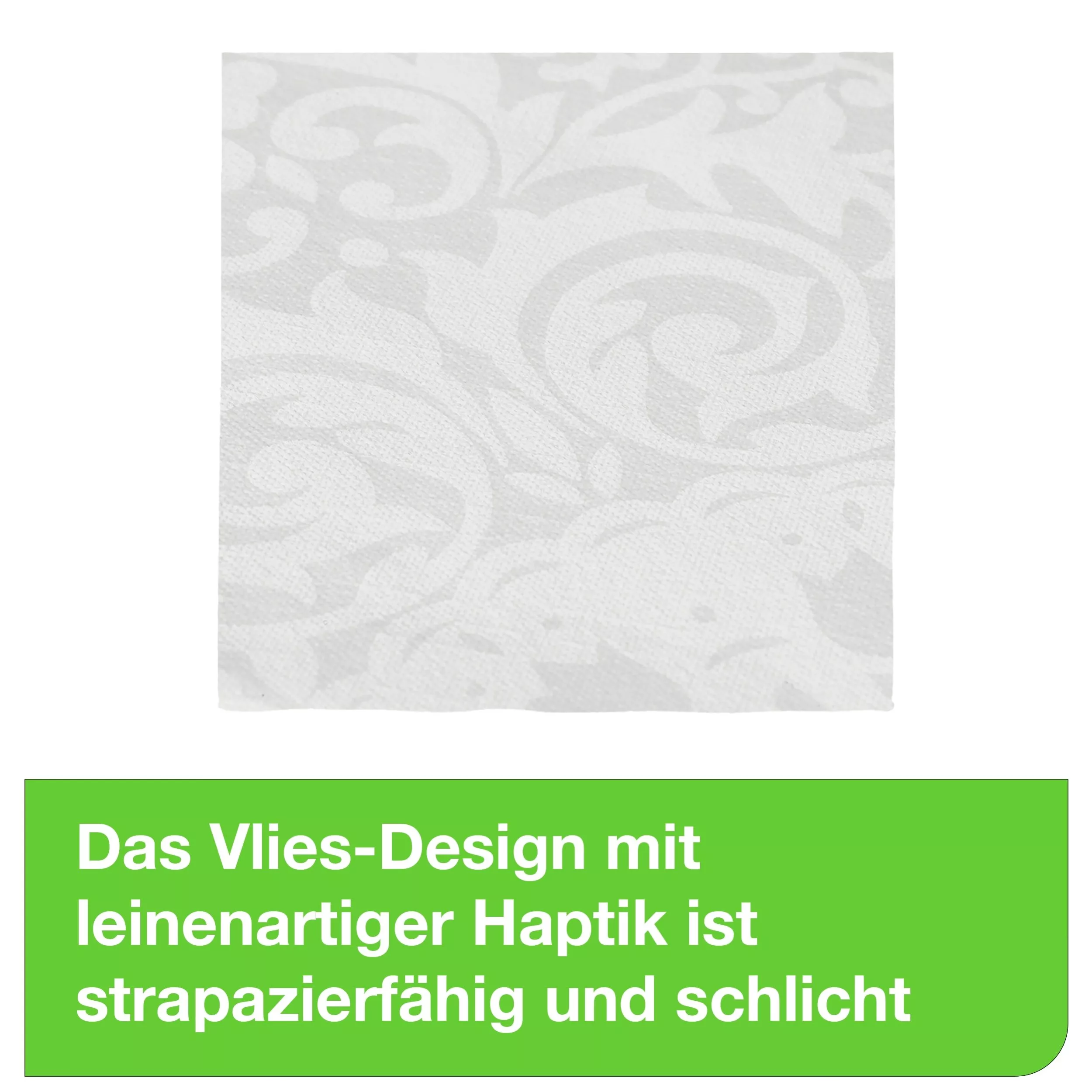 Tork Premium Textile Feel Elegance Dinnerservietten, 1/4-Falz, 39 cm × 39 cm, 10 × 50 Servietten, 509413