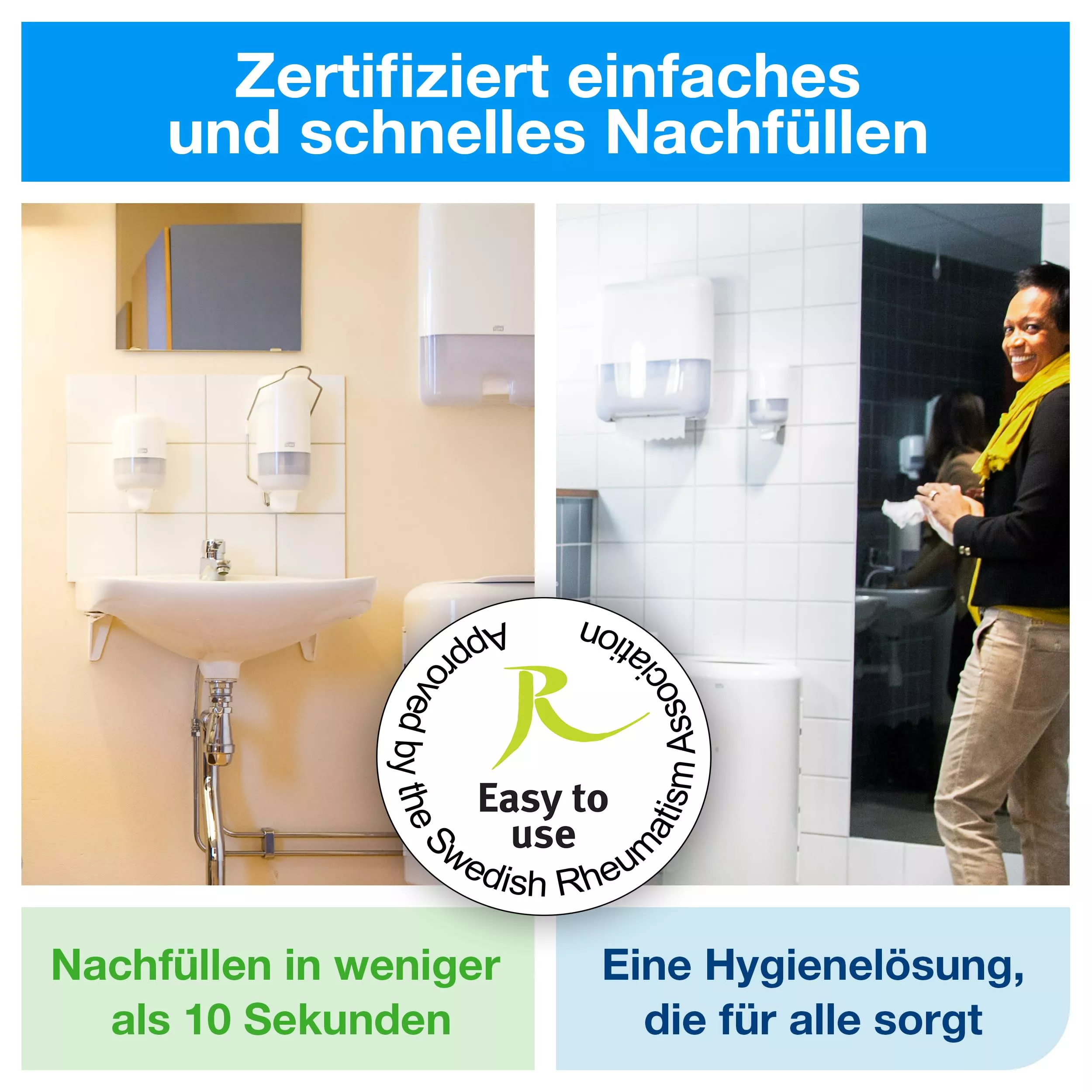 Tork Mini Duschcreme S2, Unisex-Duft, 8 × 475 ml, 420602
