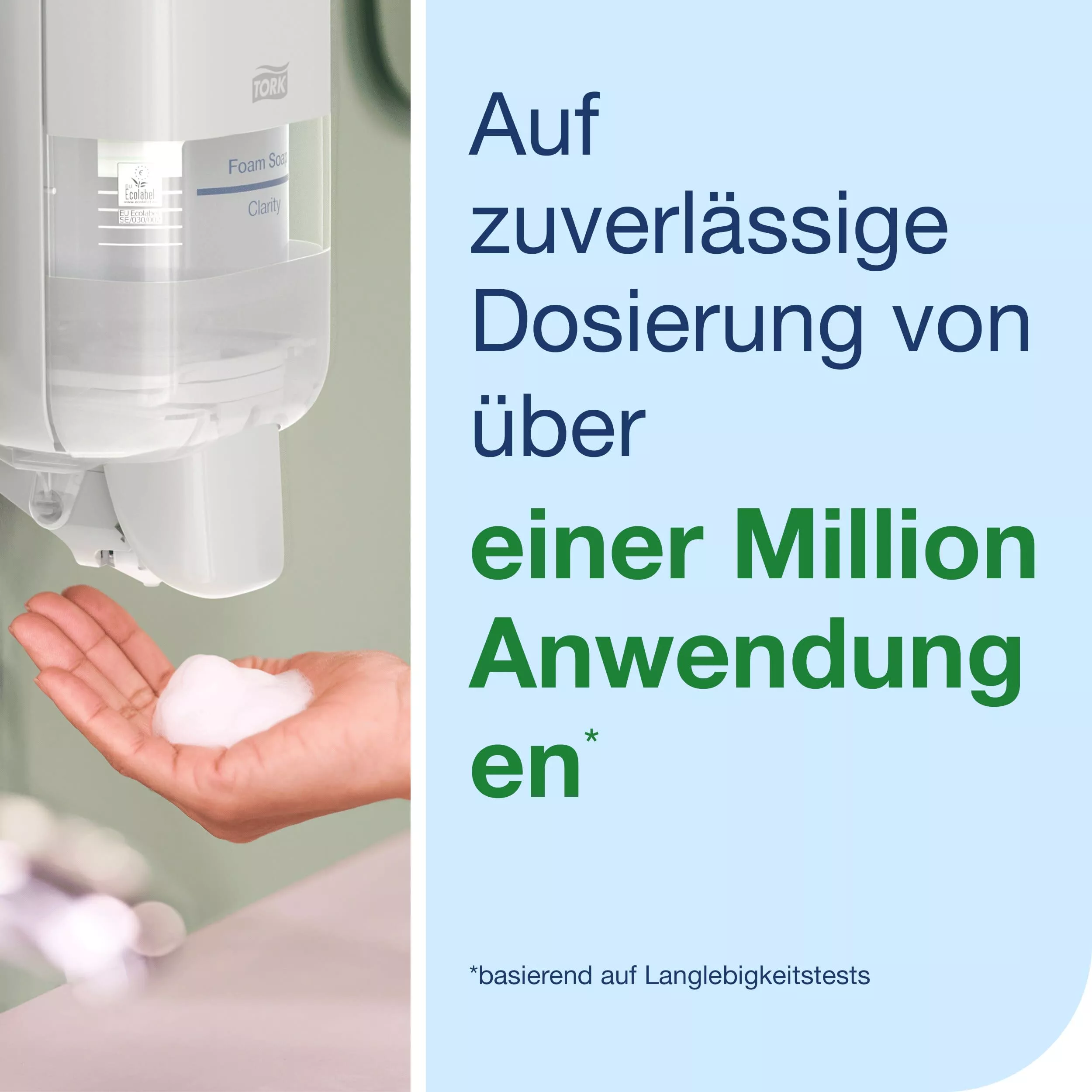 Tork Spender für Seifen und Händedesinfektionsmittel mit Armhebel Weiß S4, geeignet für Flüssigseife, Schaum und Gel, Elevation Design, 564100