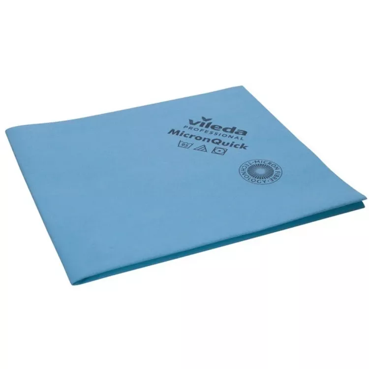 Vileda MicronQuick - Hochleistungsmicrofasertuch blau 40x38cm (VE=5 Stück)