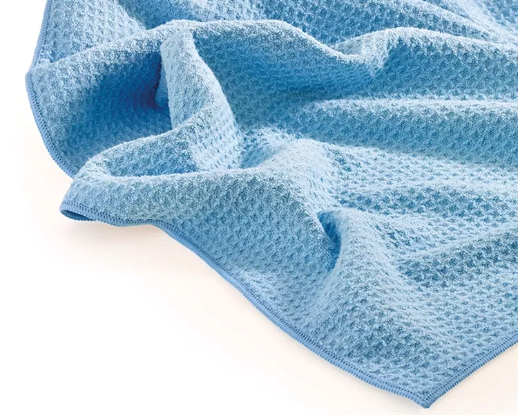 MegaClean Mikrofaser Waffeltuch 50x70cm blau