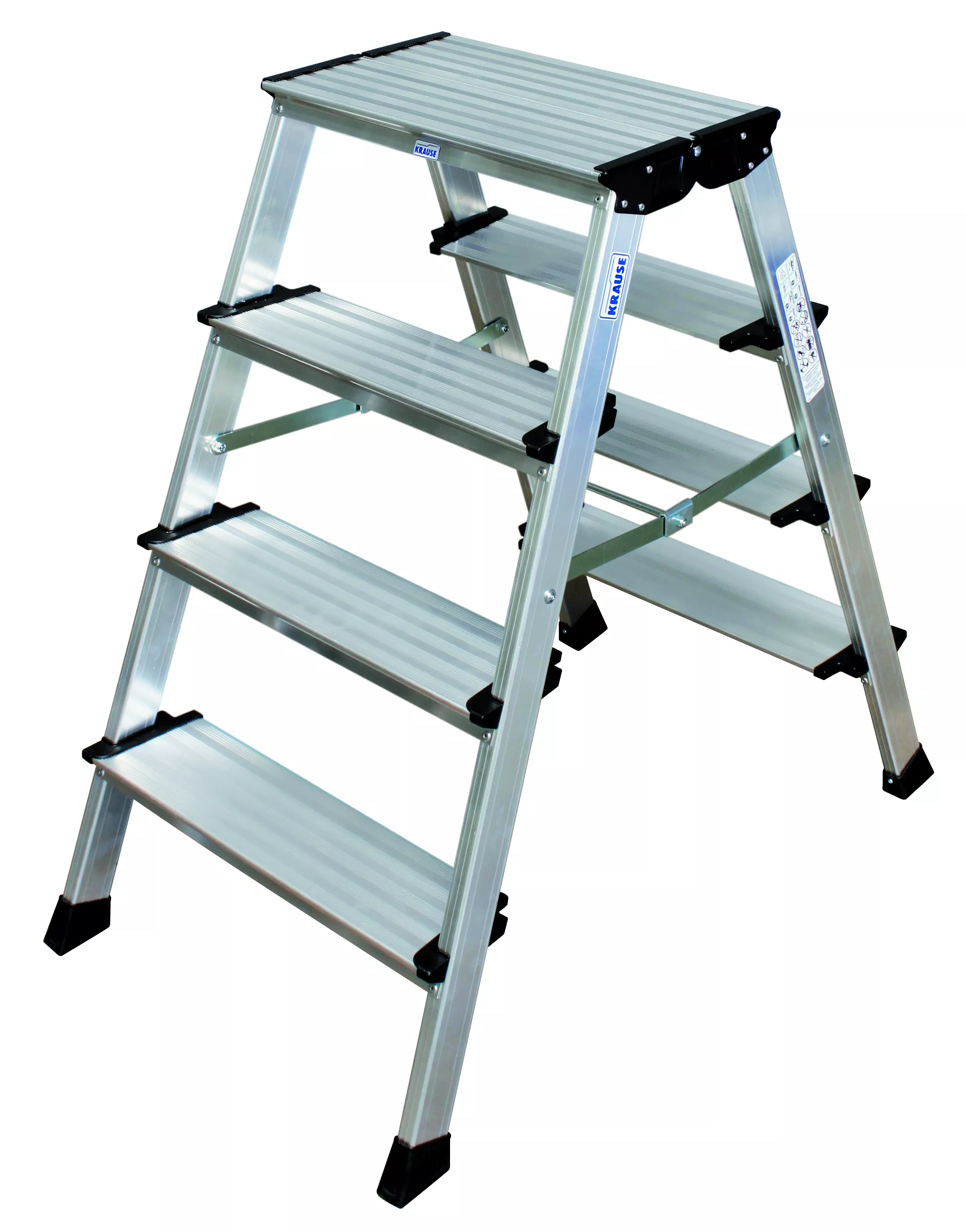 Krause „TREPPO“ DOPPEL-KLAPPTRITT 2x4 STUFEN
