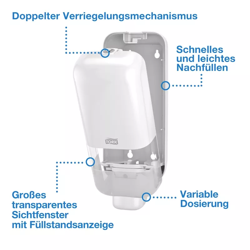 Tork S4 Spender für Schaumseife weiß
