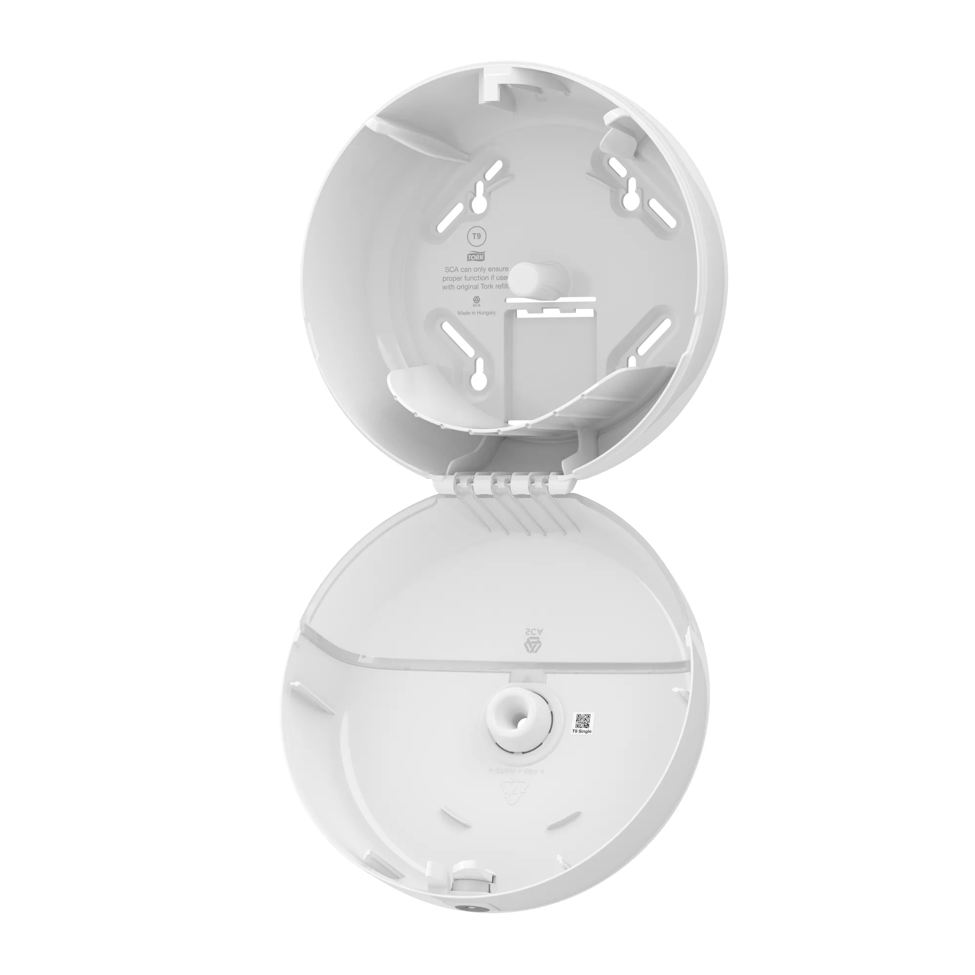Tork SmartOne® Mini Spender für Toilettenpapier T9 Elevation Design weiß