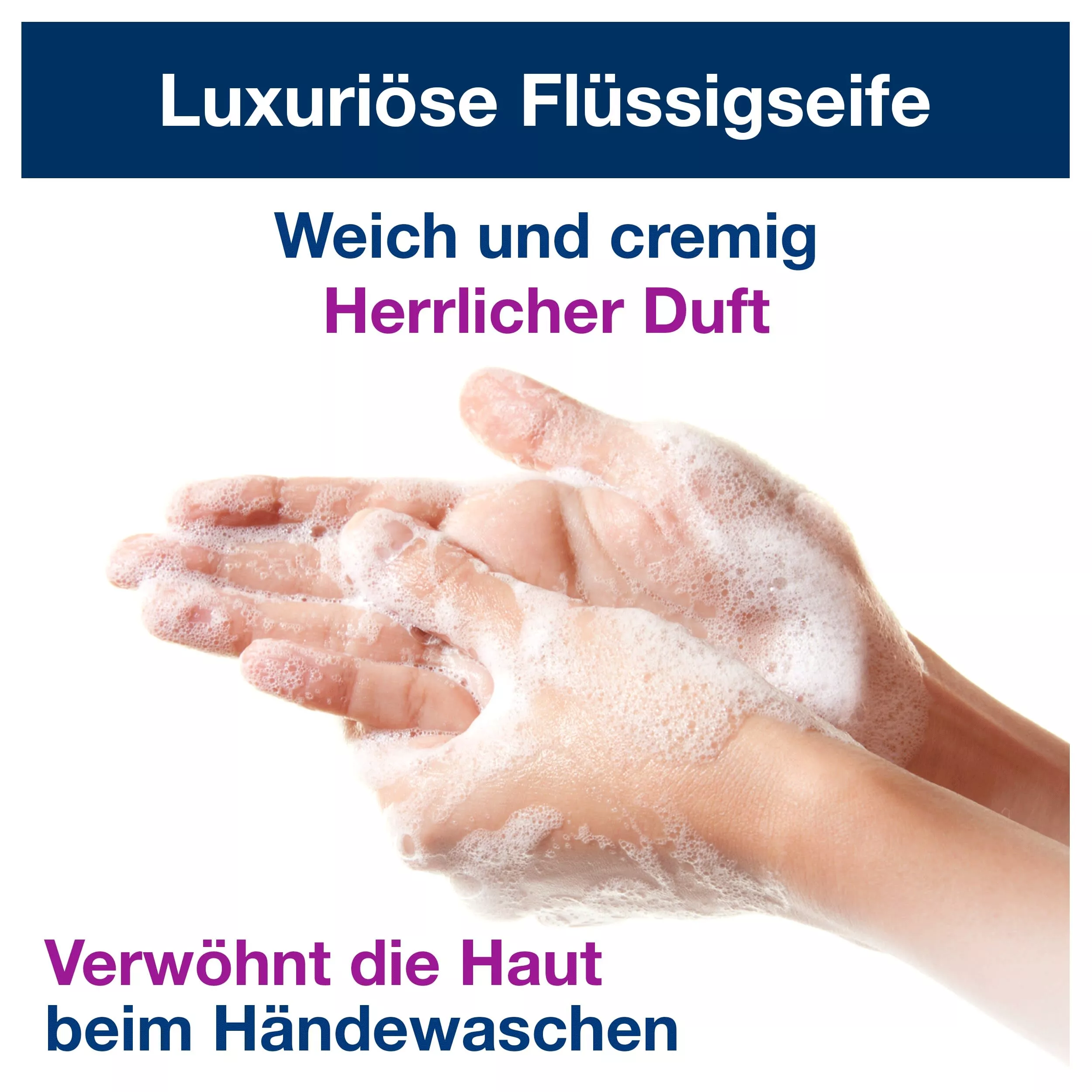 Tork luxuriöse Flüssigseife S4, mit Jasmin-, Rosen und Lilienduft, 6 × 1000 ml, 424901
