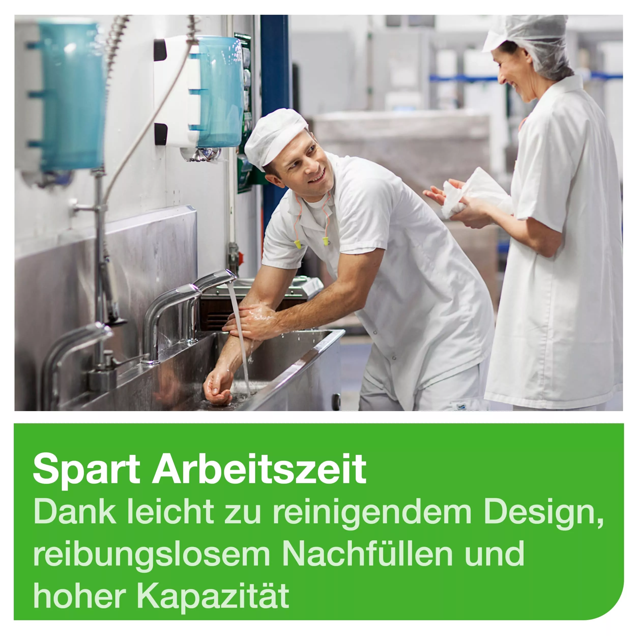 Tork Innenabrollungsspender Weiß und Türkis M2, Robustes Design, Performance Linie, 659000