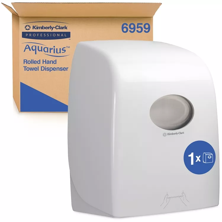 Kimberly-Clark Rollenhandtuchspender Aquarius - weiß