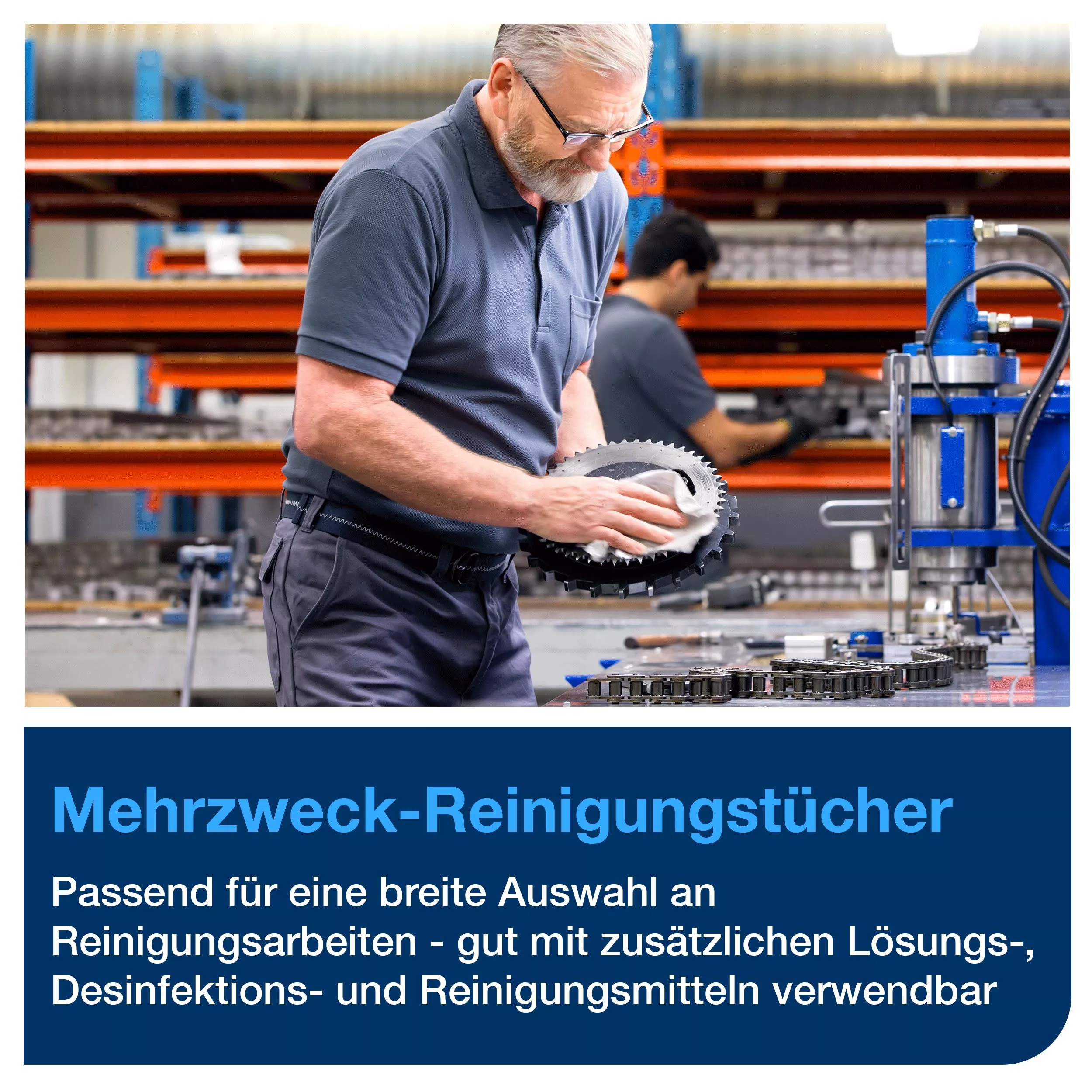Tork Reinigungstücher Weiß W4, Flexibel, 4 × 120 Tücher, 510479