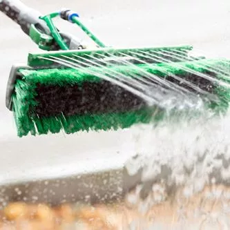 Unger nLite Power Bürste komplett 28cm gesplissene Borsten