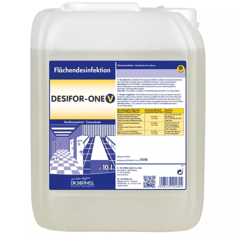 Desinfektionsmittel, Flächendesinfektion, Konzentrat, Hochkonzentrat, Container 10L