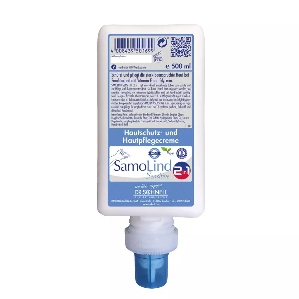 Hautschutz, Hautpflegecreme, 2in1, Sensitive, Samolind
