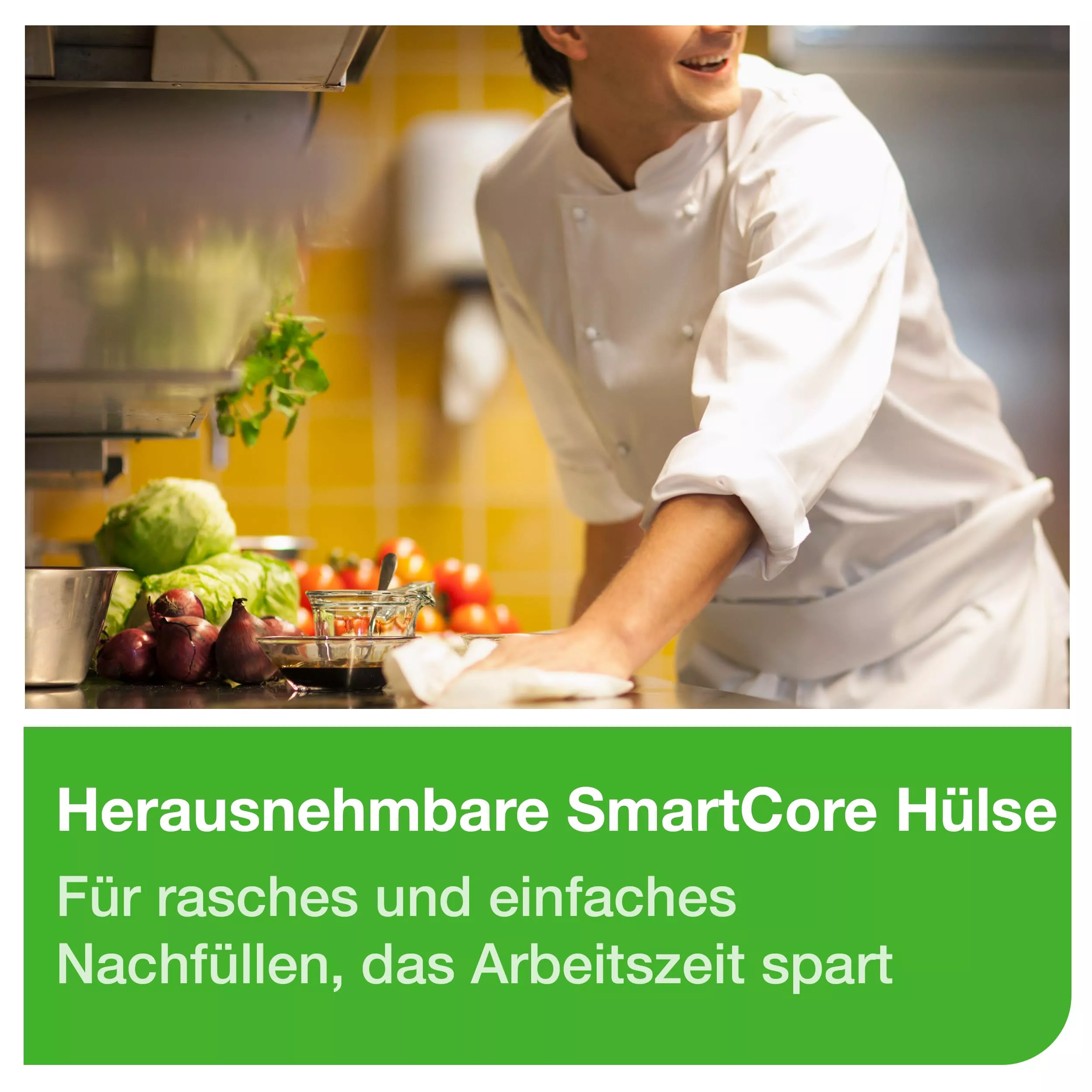 Tork Reflex™ Einzelblatt Mini Innenabrollungsspender Weiß M3, Performance Linie, 473177