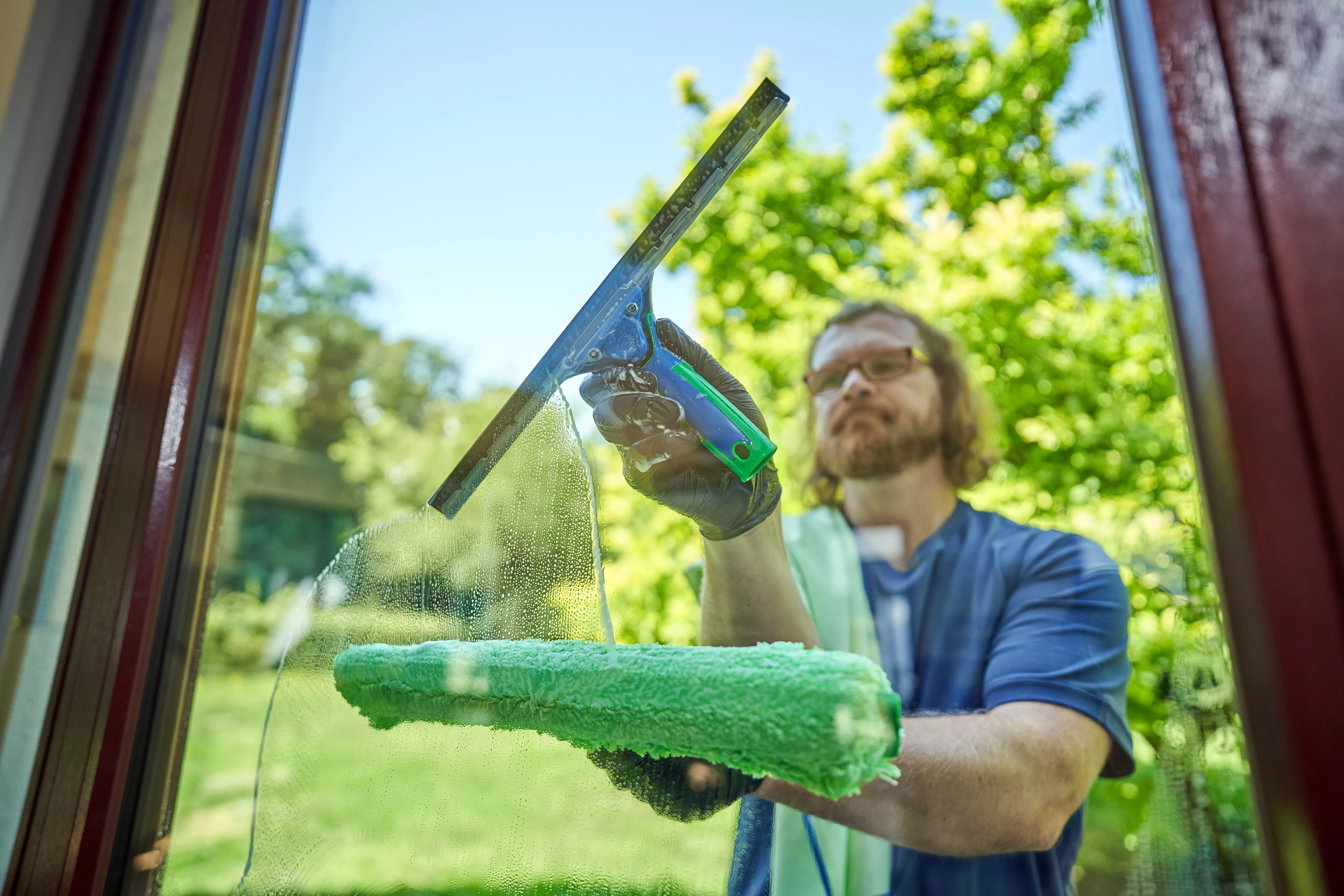 Unger Green Label Fensterreinigungs-Set GTK35 – Komplettset für professionelle Glasreinigung