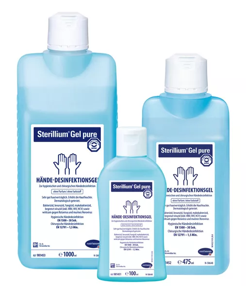 Bode Sterillium® Gel pure 100 ml – Händedesinfektionsgel für hygienische Händedesinfektion