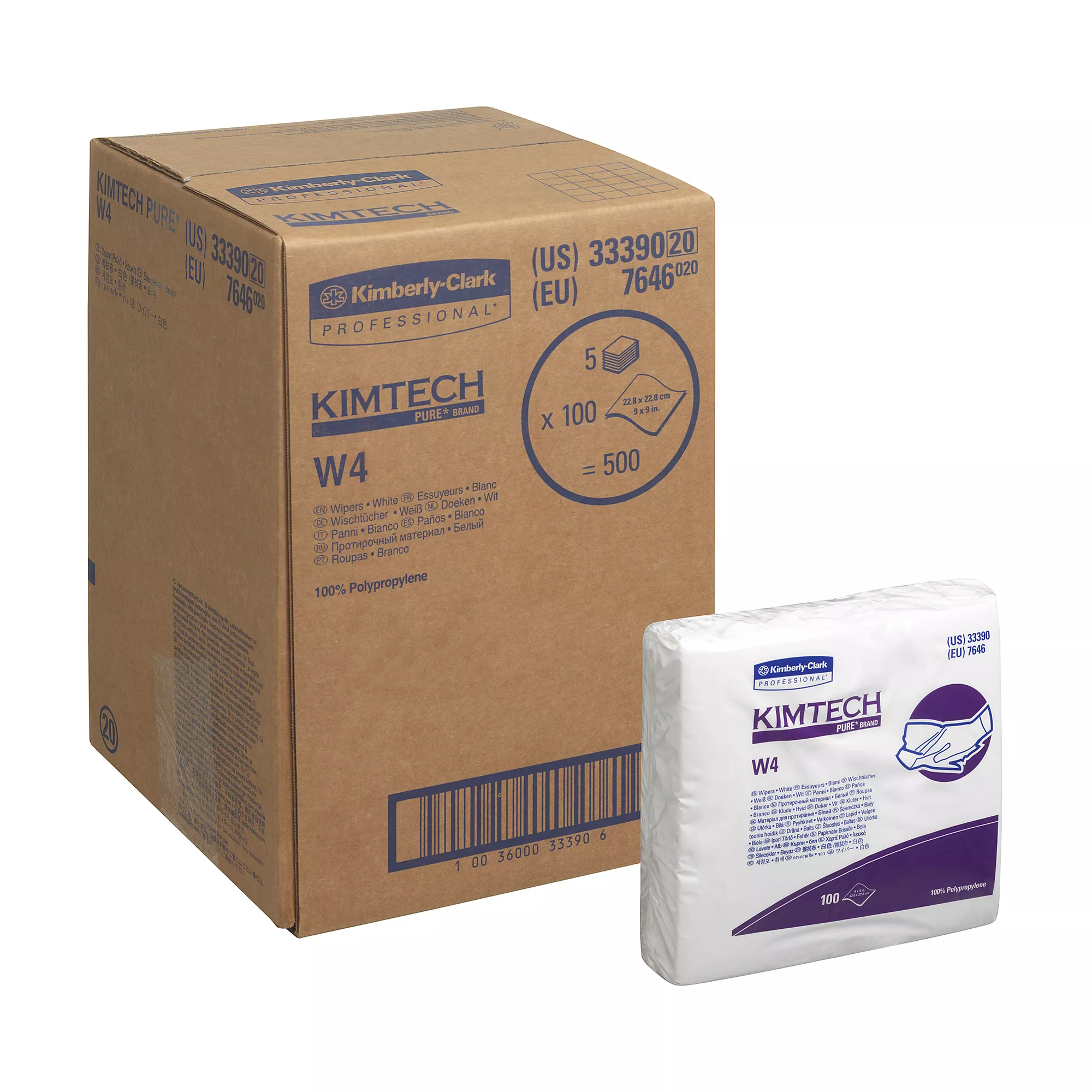 Pappebox, Filterpapier, W4, Kimtech, 100% Polypropylen
