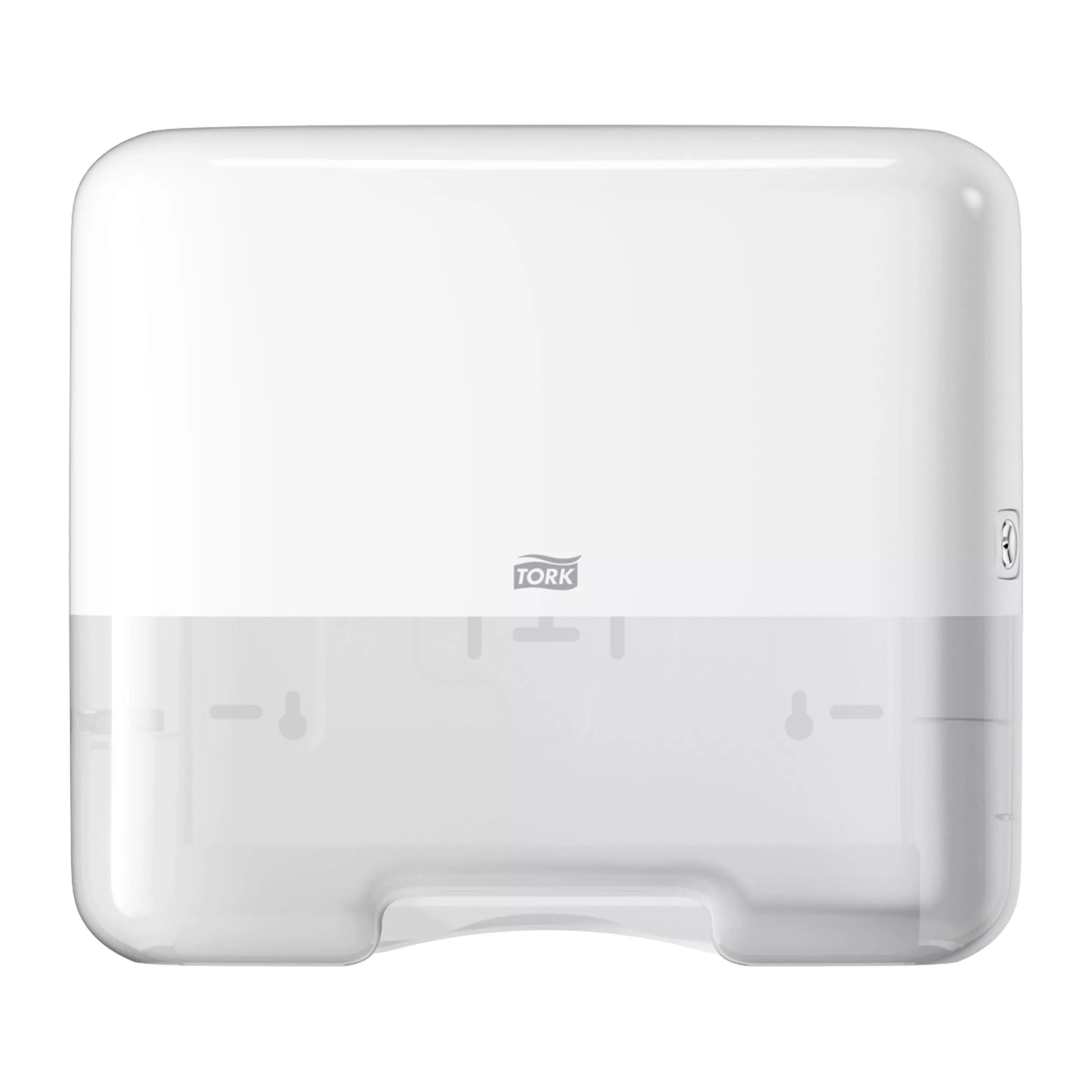 Tork Mini Spender für Zickzack-Handtücher Weiß H3, Einzeltuchentnahme, Elevation Design, 553100