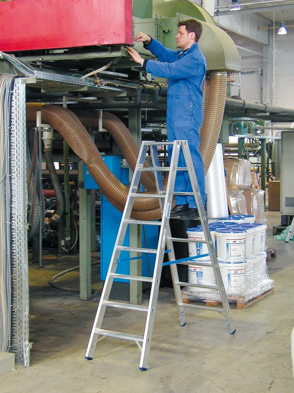 Krause STABILO STUFEN-DOPPELLEITER 2x8 STUFEN