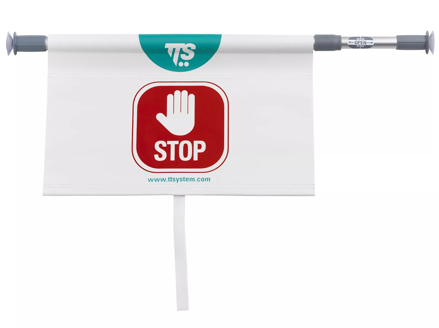 TTS Hängewarnschild STOP Kein Durchgang mit Saugnäpfen – Sicherheitsschild