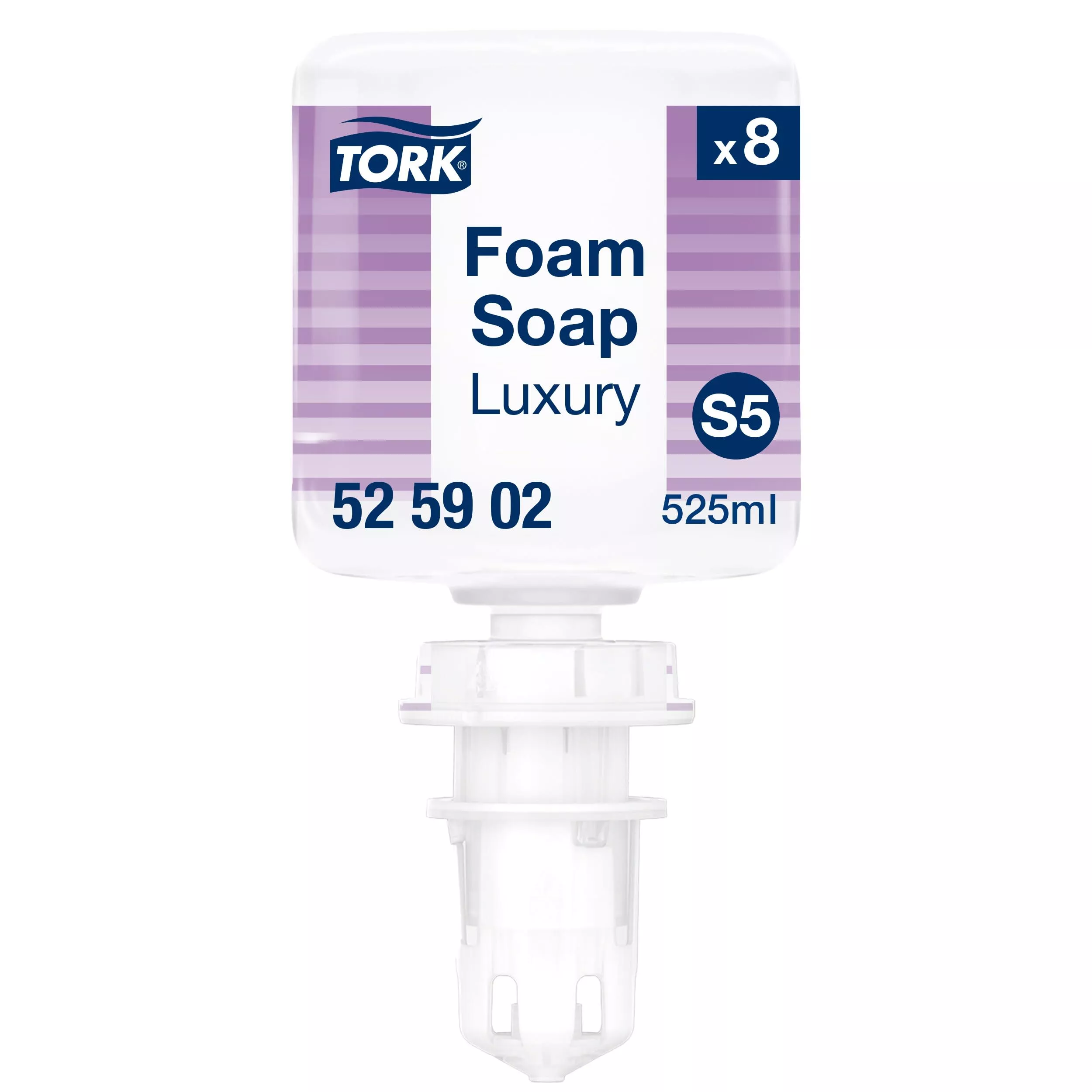 Tork Luxuriöse Hand Mini Schaumseife S5, werkseitig versiegelter Flakon, 8 × 525 ml, 525902