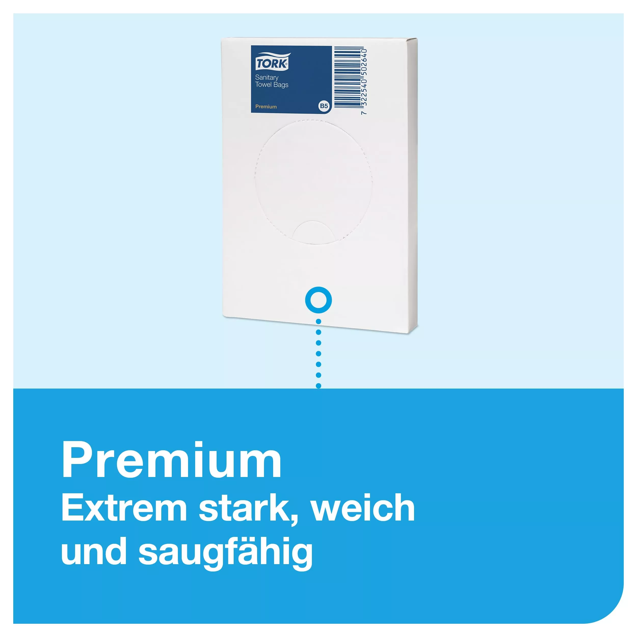 Tork Spender für Hygienebeutel Weiß B5, einfache Reinigung, Elevation Design, 566000