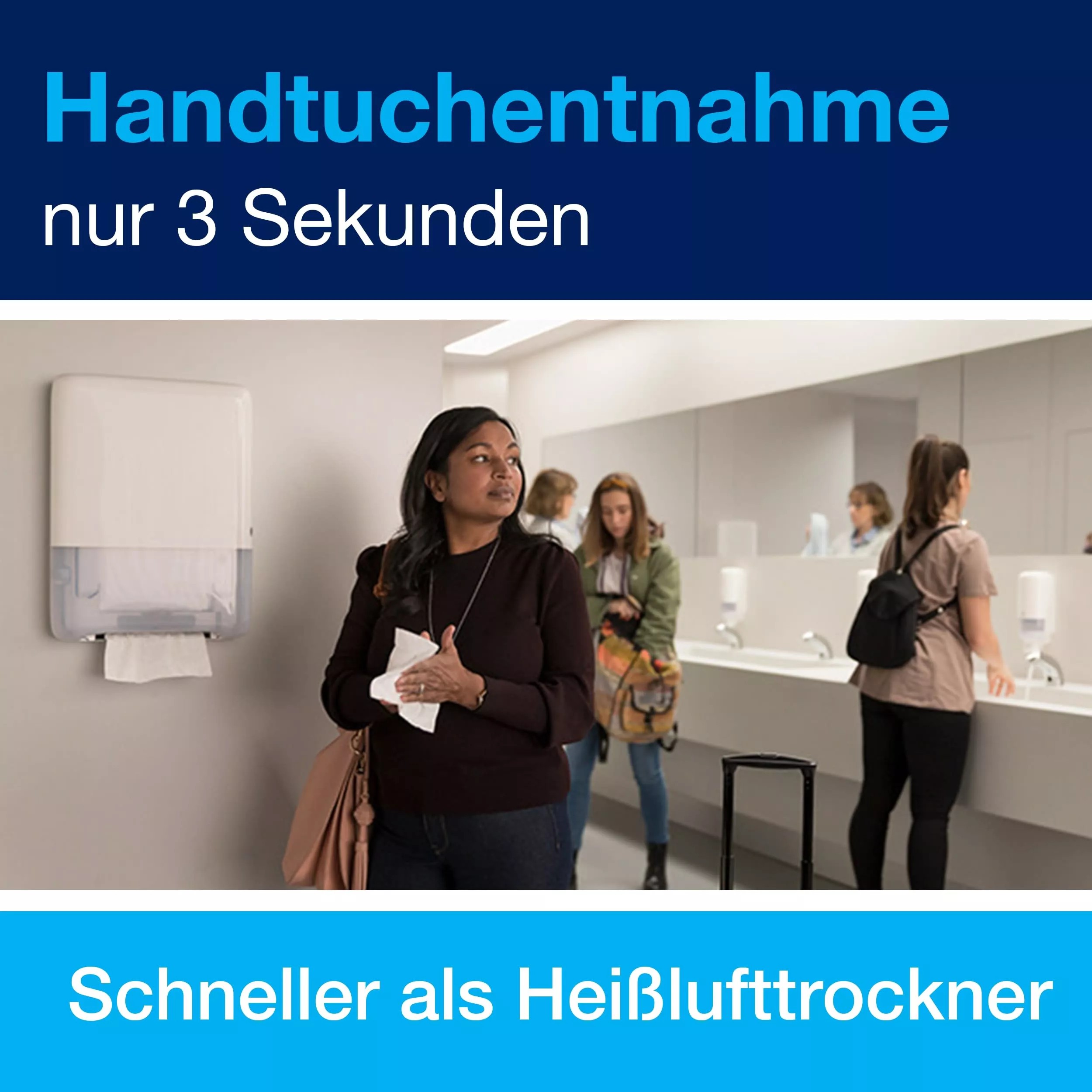 Tork PeakServe® Mini Spender für Endlos™-Papierhandtücher Weiß H5, hohe Kapazität, Elevation Design, 552550