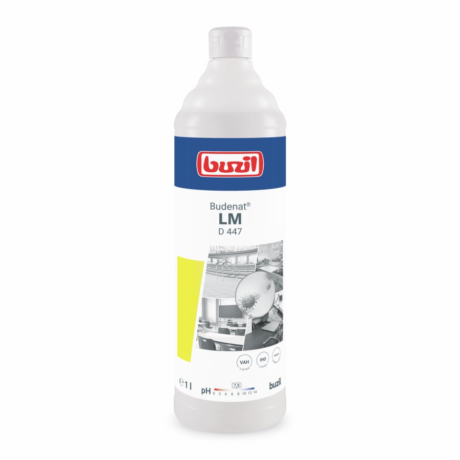 Buzil neutrales Desinfektionsmittel-Lebensmittelbereich Budenat® LM D447 – 1L Flasche
