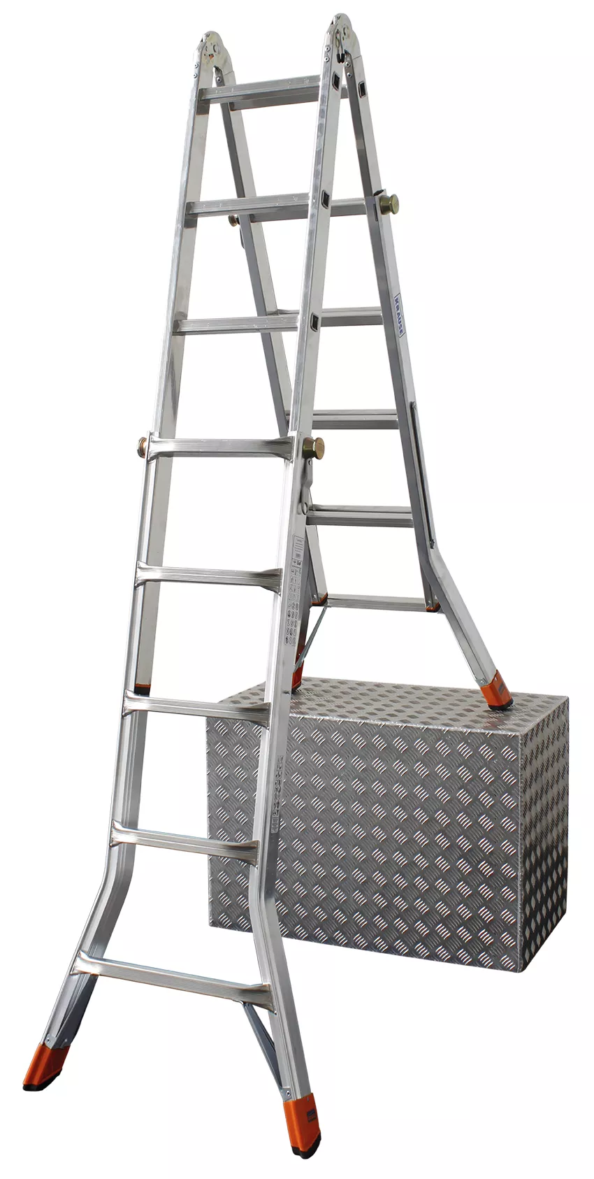 Krause „TELEMATIC“ SPROSSEN-GELENK-TELESKOPLEITER 4x5 SPROSSEN - 129963