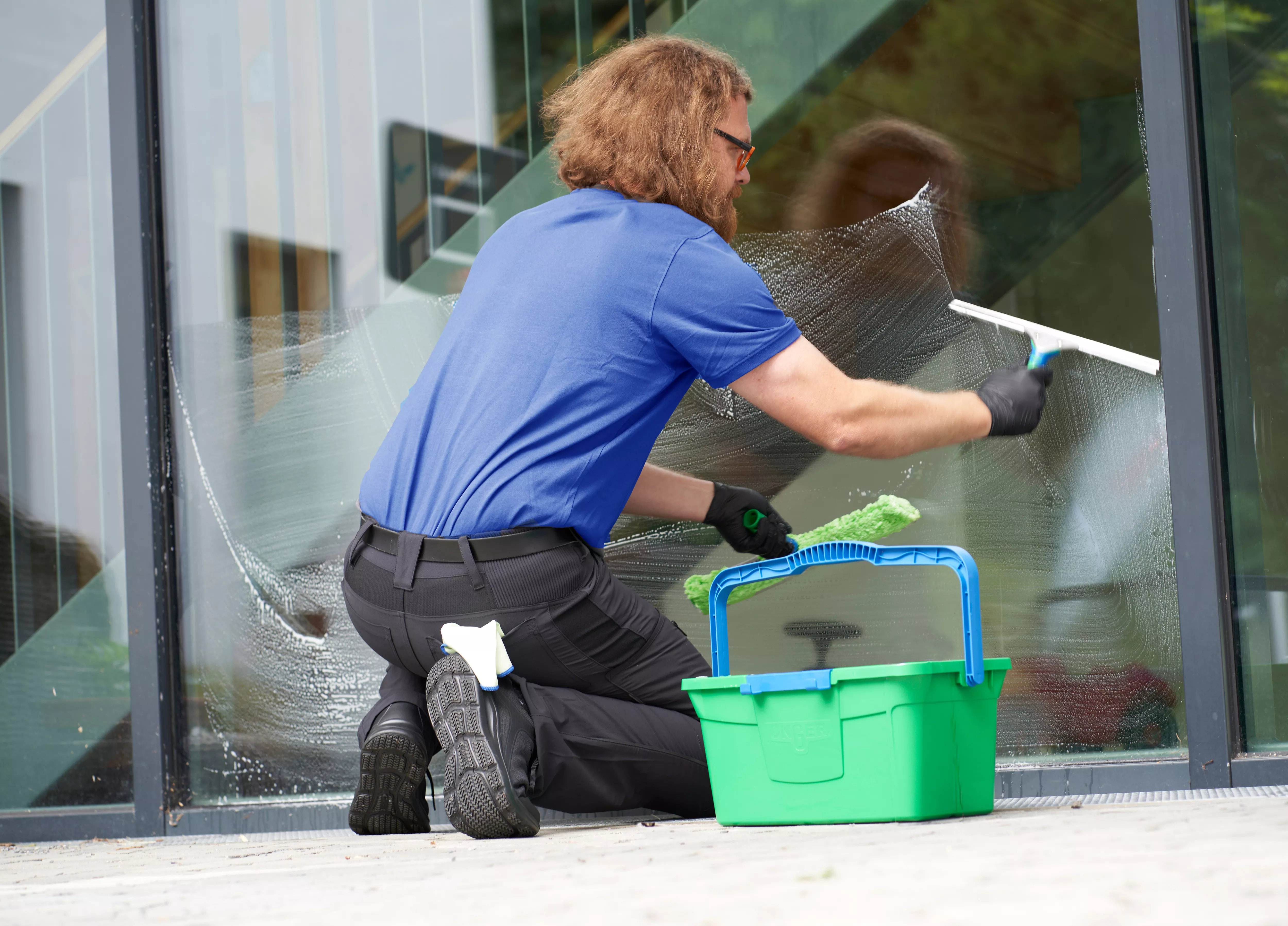 Unger Green Label Fensterreinigungs-Set GTK35 – Komplettset für professionelle Glasreinigung