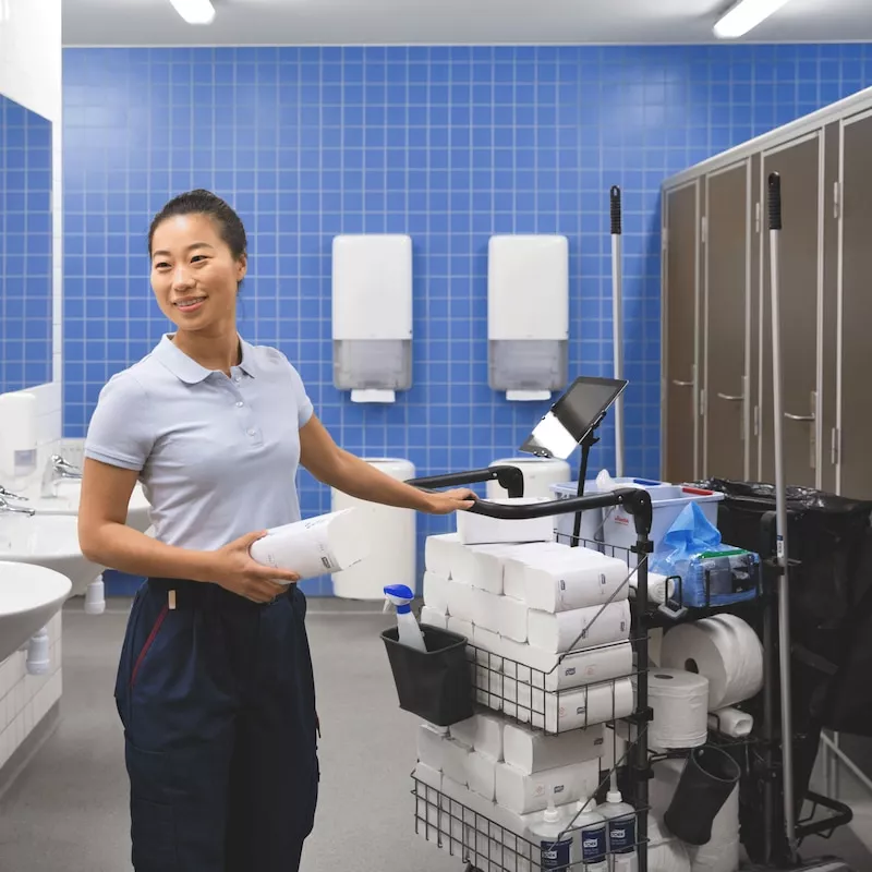 Tork PeakServe® Endlos™-Papierhandtücher Weiß H5, Universal-Qualität, komprimiert, 12 × 410 Tücher, 100585