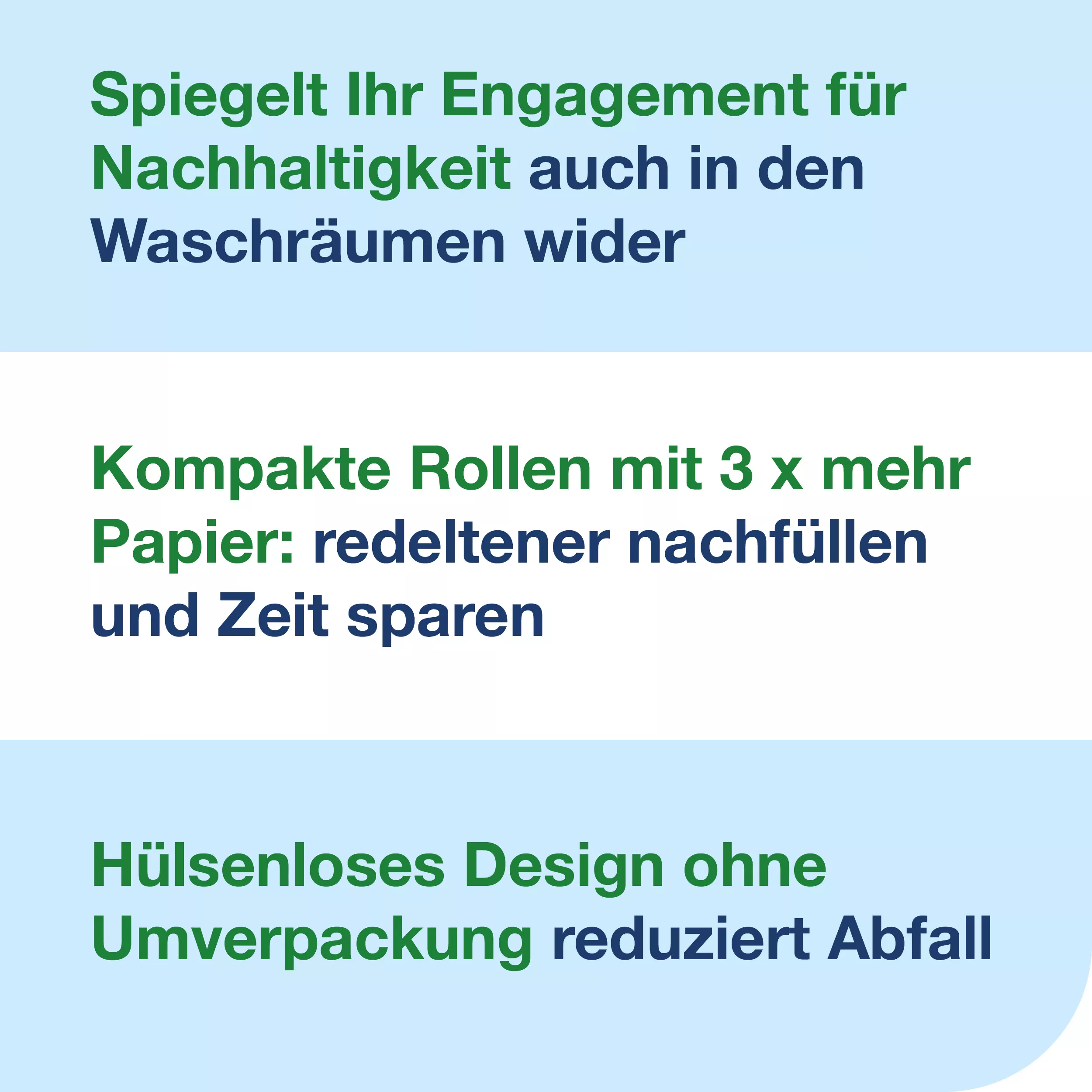 Tork OptiServe® Hülsenloses Toilettenpapier Natur T7, Advanced, 2‑lagig, 24 × 820 Blatt, 472640