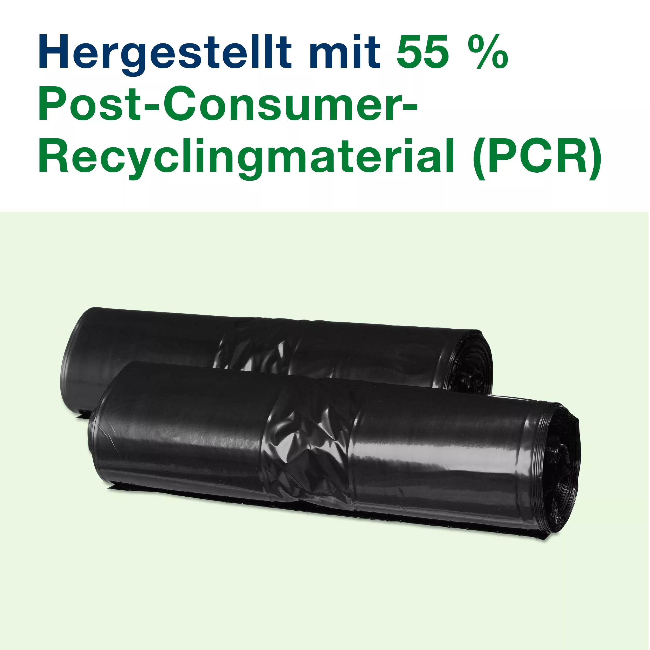 Tork 5 l Abfallsäcke Schwarz B3, zu 55 % aus Recycling-Material, 50 × 20 Beutel, 204040