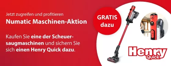 Numatic Batterie-Scheuersaugmaschine TTB1840NX mit PPN-Scheuerbürste