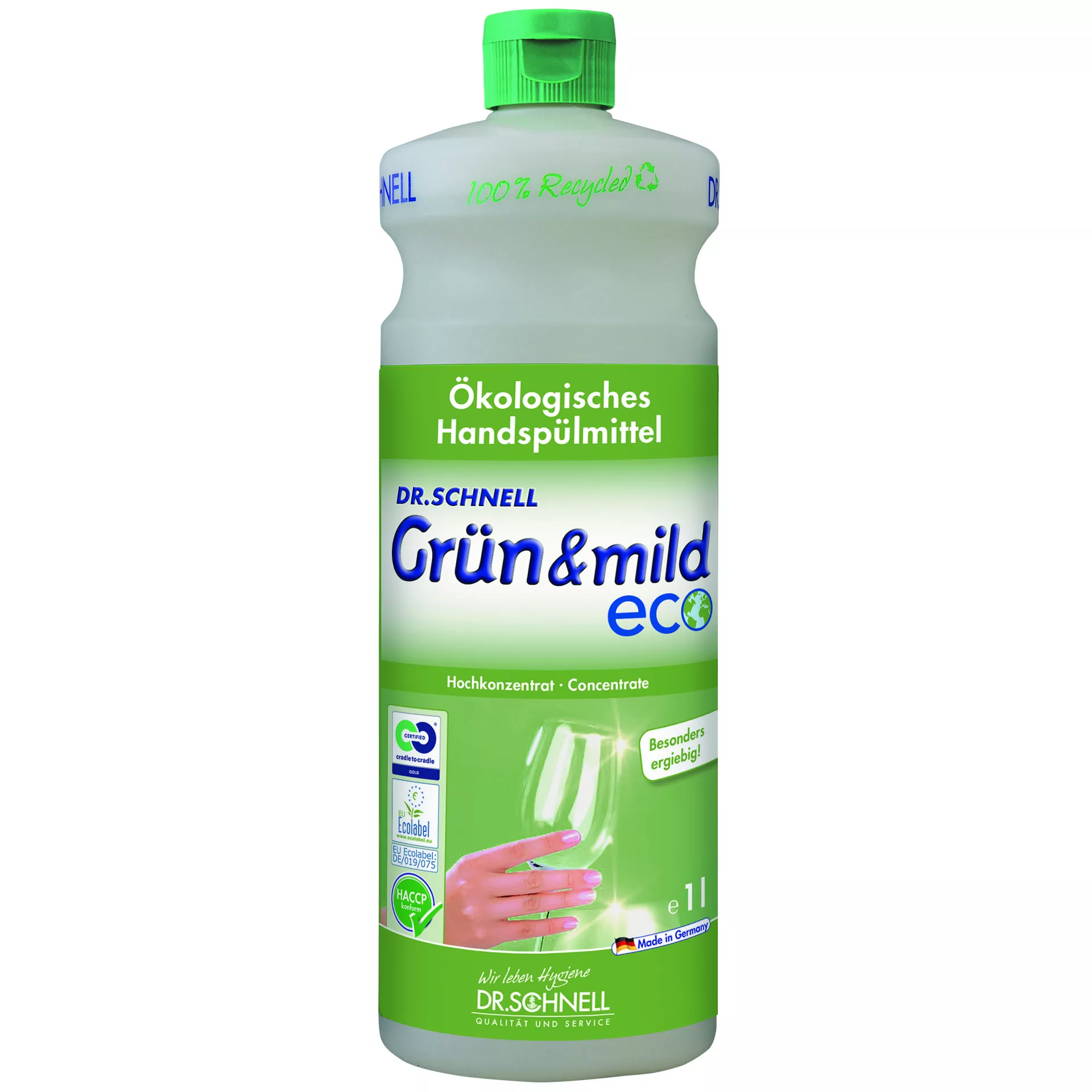 Handspülmittel, Spülmittel, Ökologisch, Grün, 1L