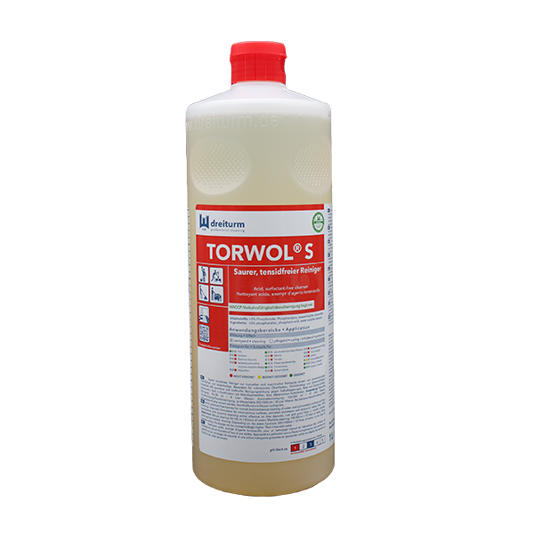 Dreiturm Torwol S – Saurer, tensidfreier Reiniger 1L