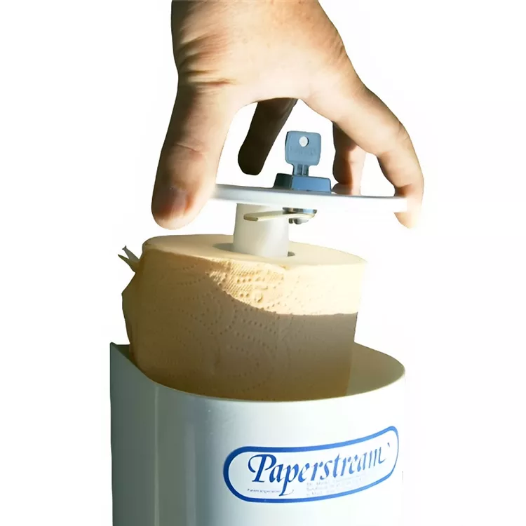 Toilettenpapierspender Paperstream 5-fach - Stahlblech - abschließbar
