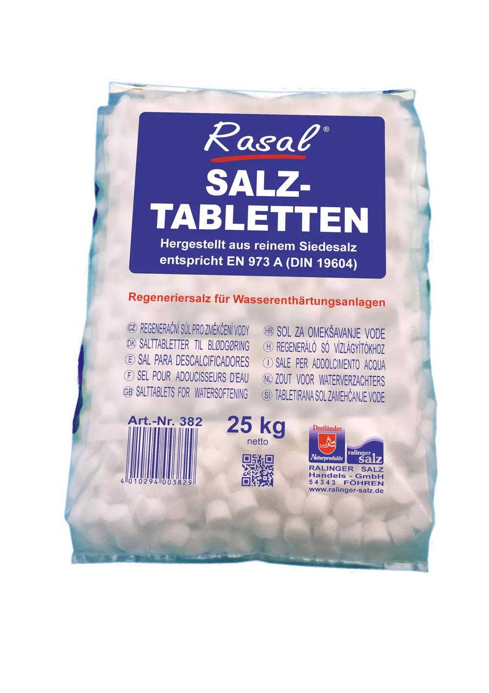 REGENIT Salztabletten, Sack a 25 kg