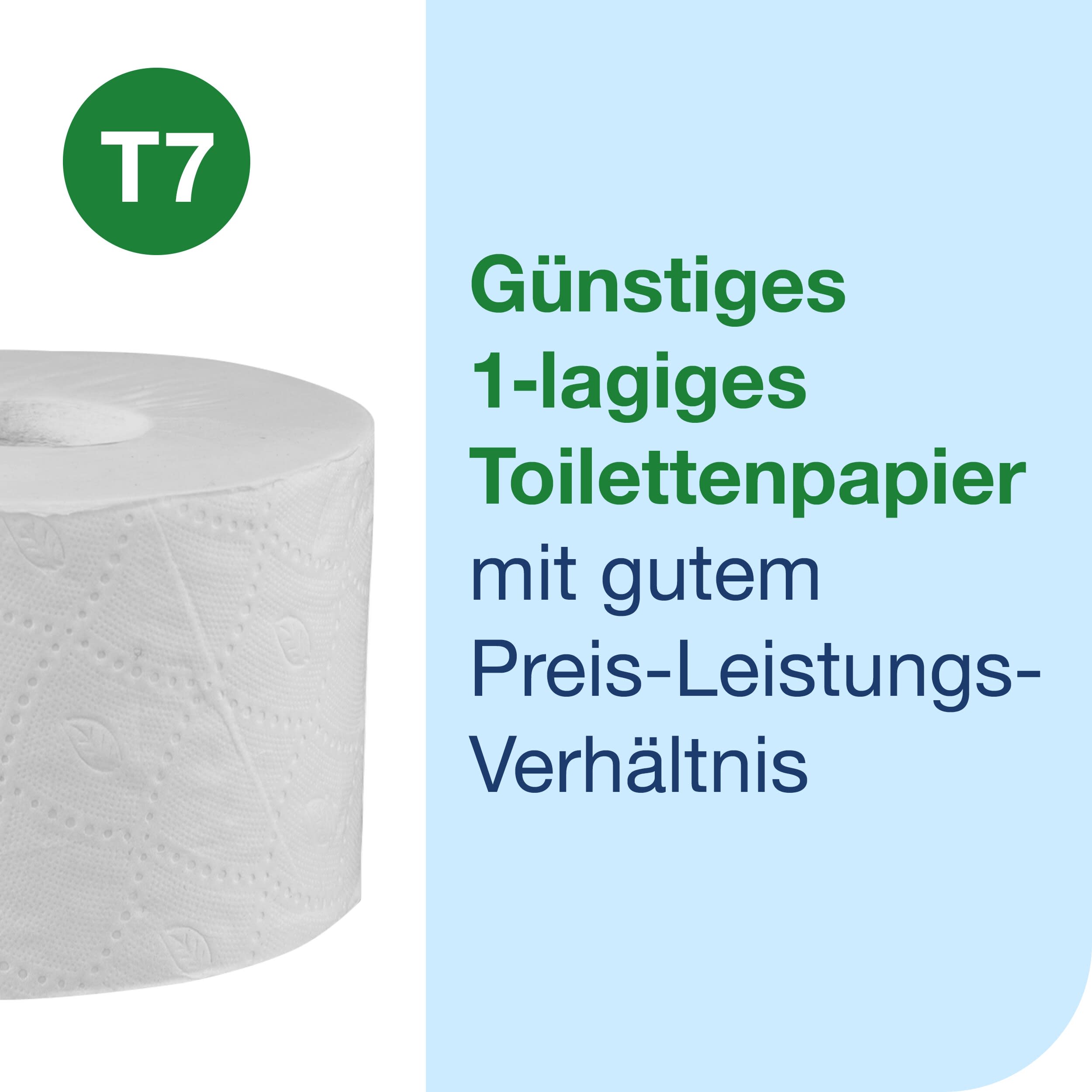Tork OptiServe® Hülsenloses Toilettenpapier Weiß T7, Universal, 1‑lagig, 24 × 1.250 Blatt, 472620