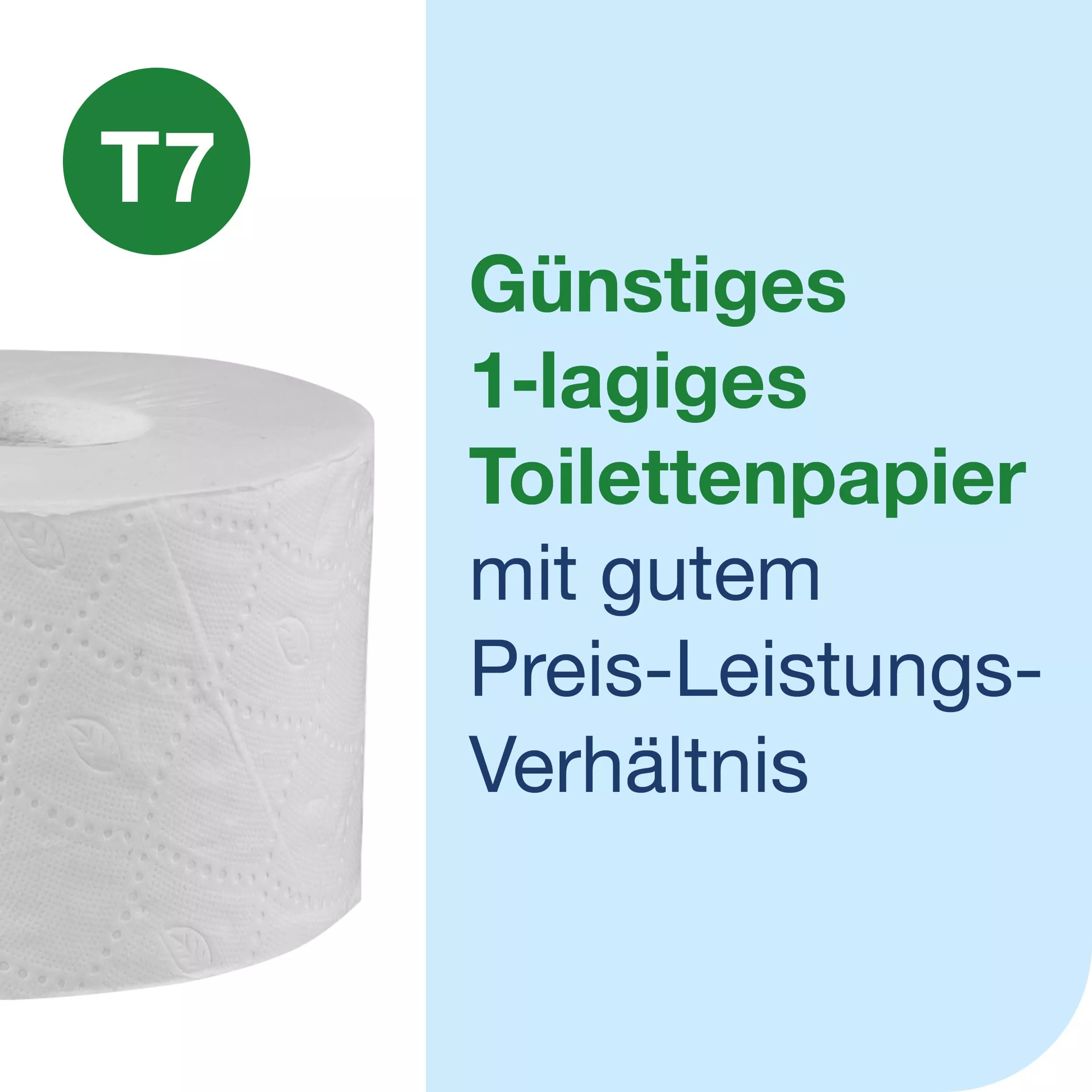 Tork OptiServe® Hülsenloses Toilettenpapier Weiß T7, Universal, 1‑lagig, 24 × 1.250 Blatt, 472620