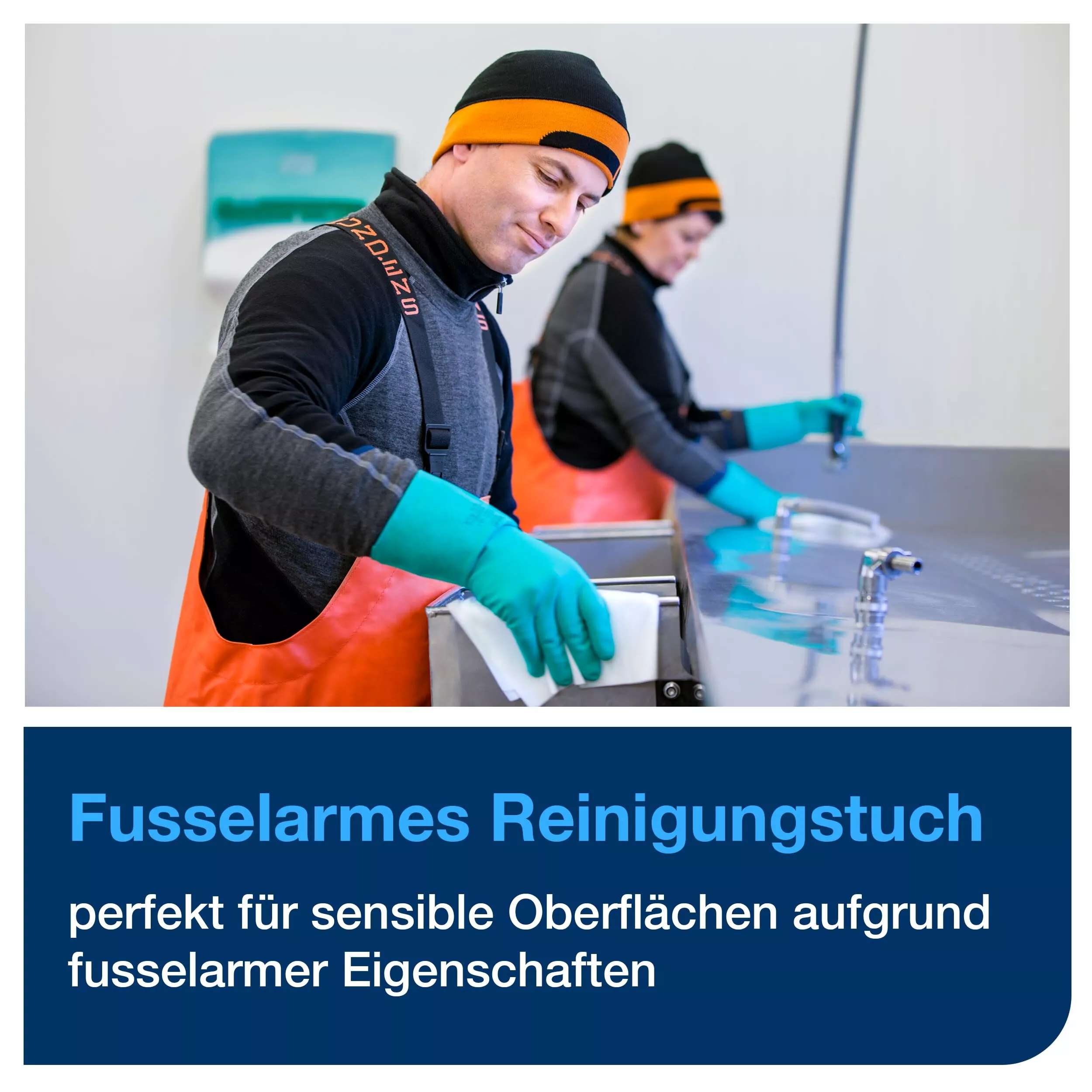 Tork Fusselarme Reinigungstücher W4, 1-lagig, Mehrzweck, 120 Tücher, 190478