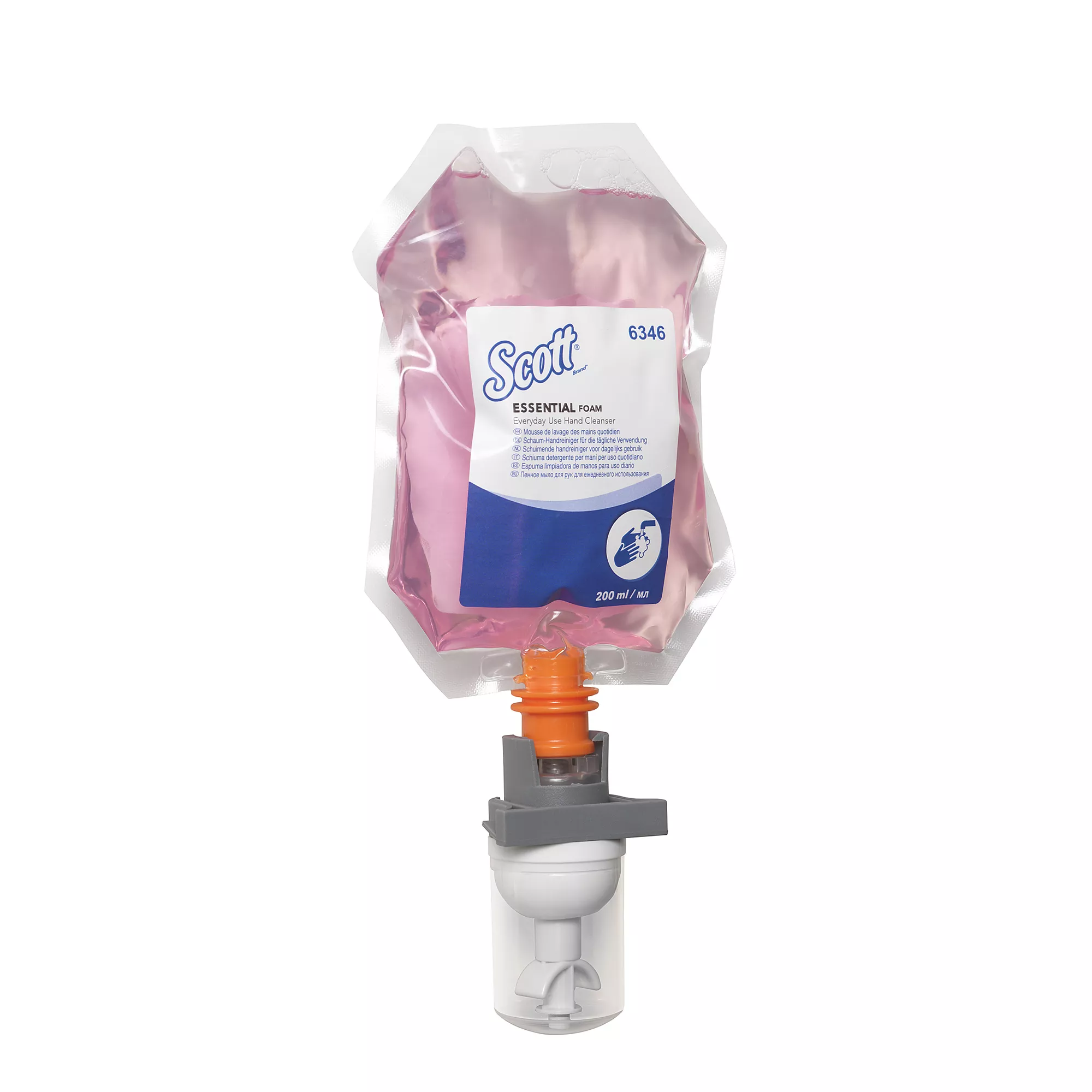 hand_sanitizer, foam_pump, pink_fluid, dispense_unit, medical_supply